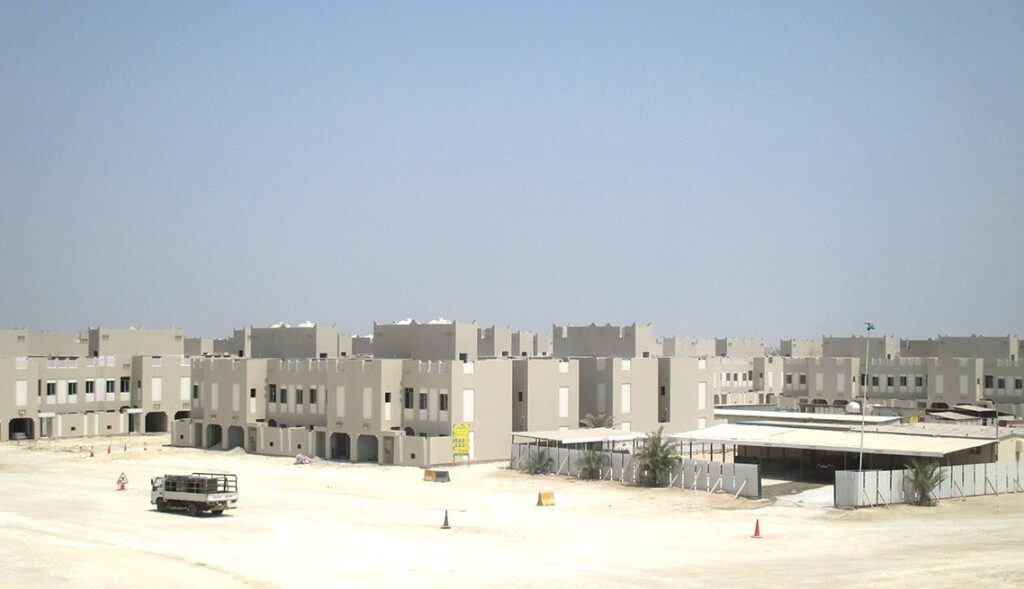 Construction of 400 houses