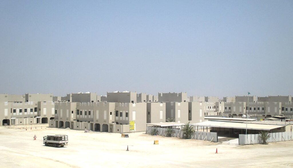 Construction of 400 houses